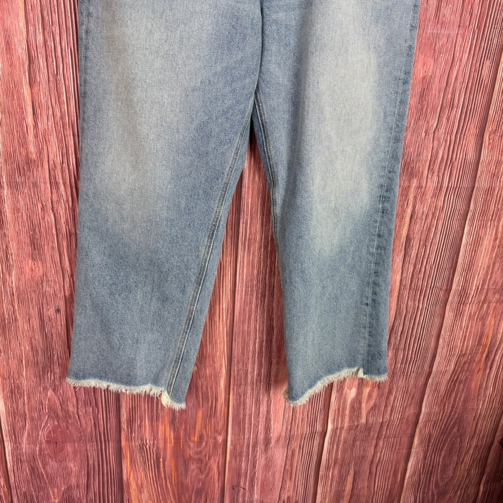 The Great The Wayne Jean Light Wash Straight Leg Raw Hem Denim Size 30 - Picture 3 of 7